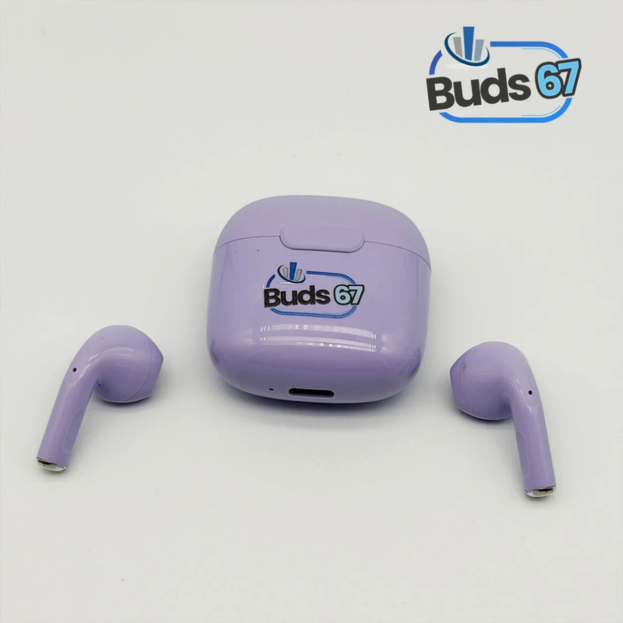WITC 67 Pods – True Wireless Earbuds (Color : Lavender) | Hi-Fi Sound, Bluetooth 5.3, IPX4